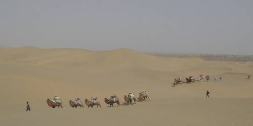 库尔勒塔克拉玛干沙漠 